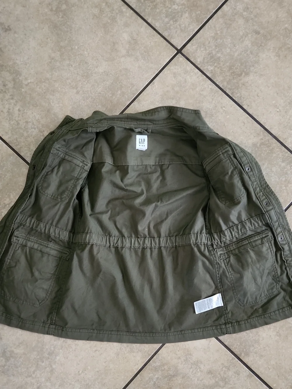 GAP Girls Olive Green Utility Jacket